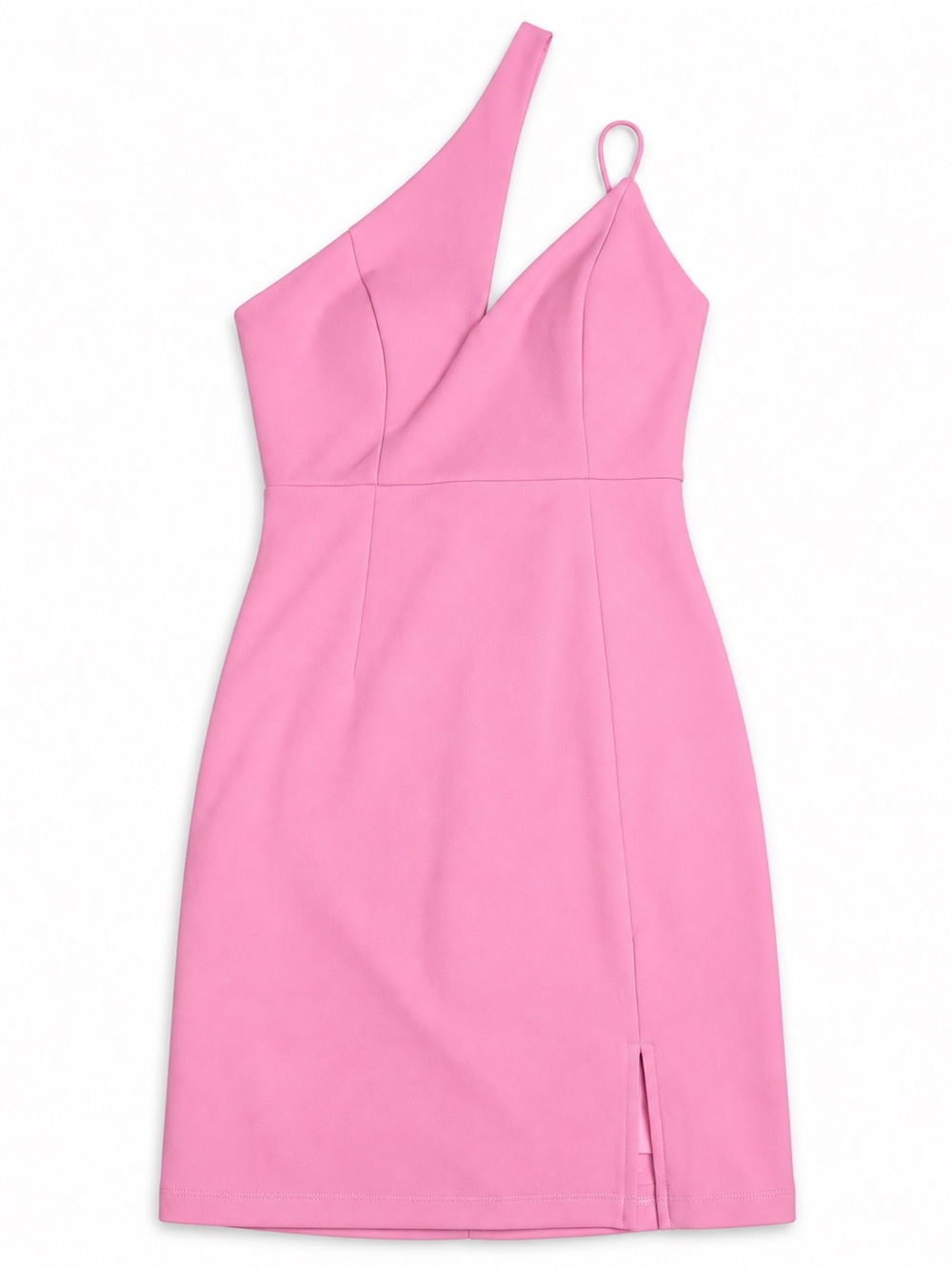 Hello Molly Pink One Shoulder Mini Dress Size S / US 4 NWT